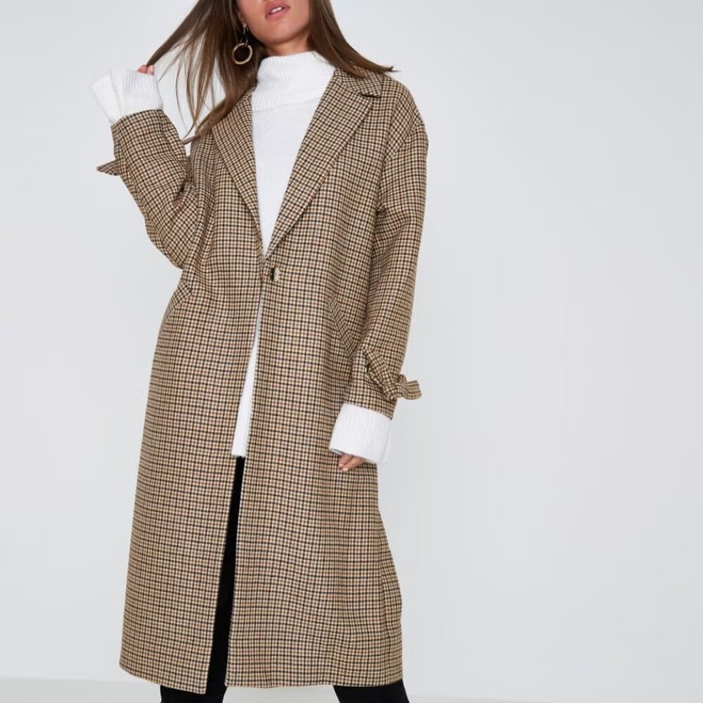 River Island- Houndstooth Coat